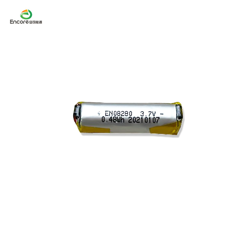 08280 120mAh Bateri lipo silinder